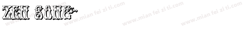 zen song字体转换